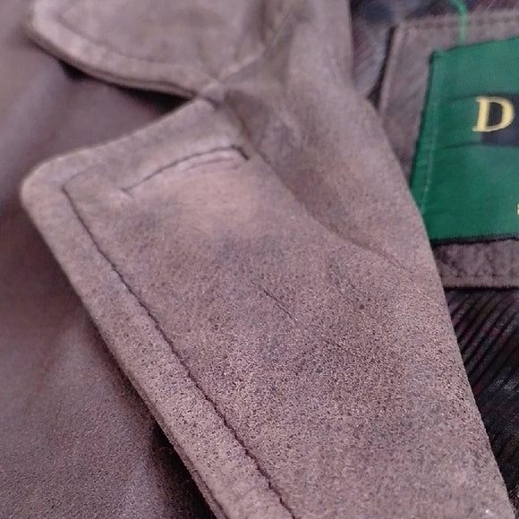 Vintage 90s Danier Brown Leather Jacket