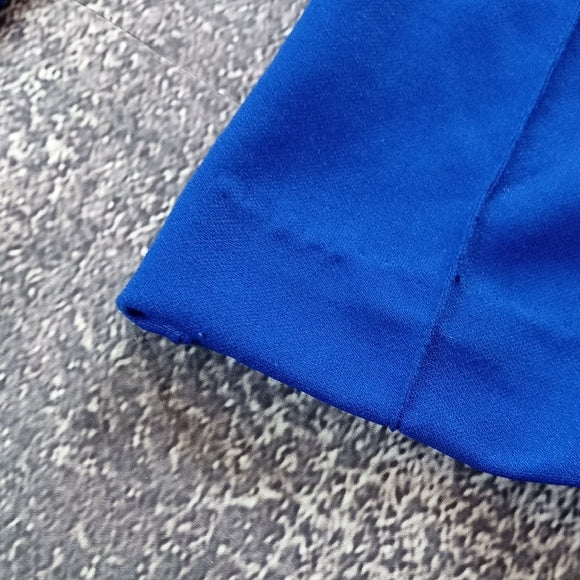 VINTAGE 70s BURLINGTON TRACKSUIT BLUE/ORANGE TALON ZIPPER #17
