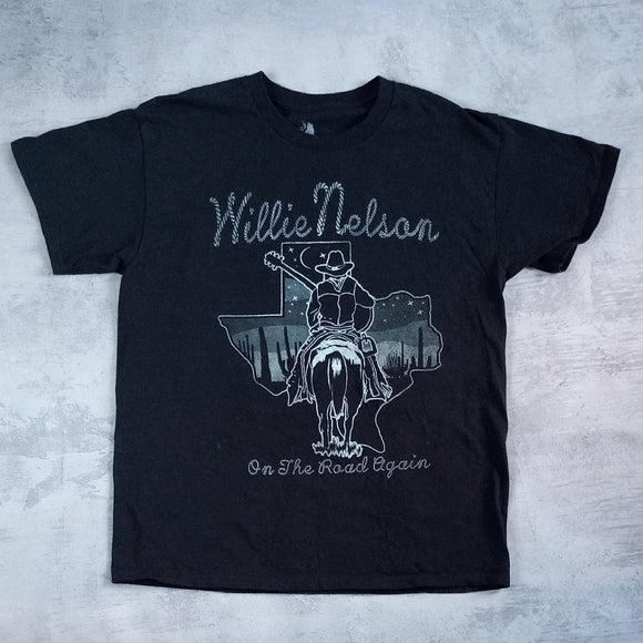 WILLIE NELSON ON THE ROAD AGAIN BAND T-SHIRT UNISEX