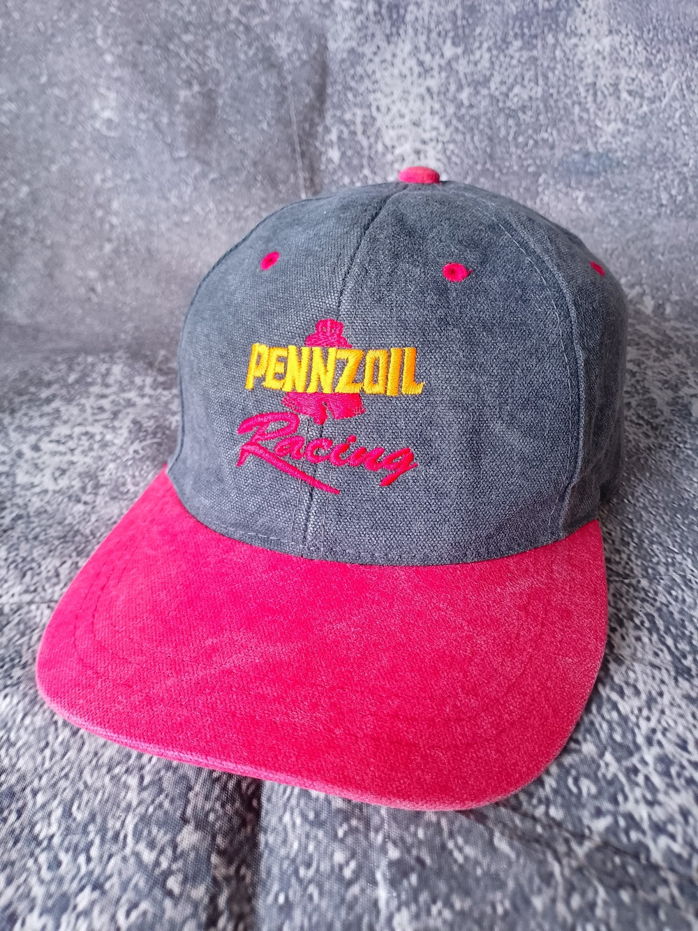 Vintage PENNZOIL RACING SNALC BACK HAT 10 MINUTE OIL CHANGE