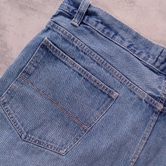 Vintage Y2K BAGGY FOOT LOCKER JORTS JEAN SHORTS