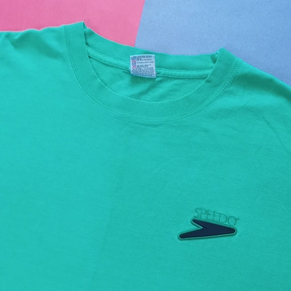 Vintage Speedo Logo Green T-Shirt