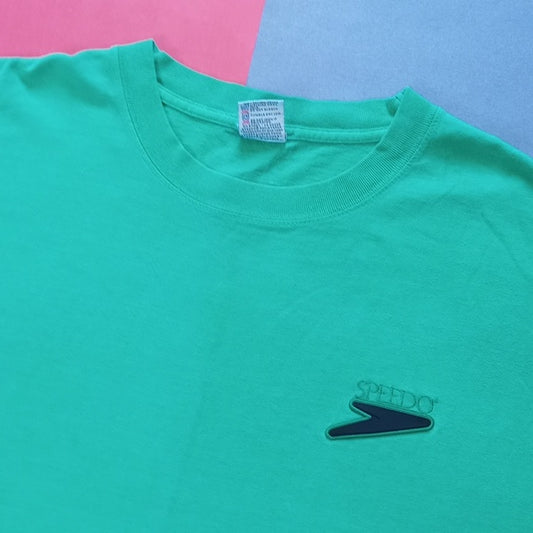 Vintage Speedo Logo Green T-Shirt