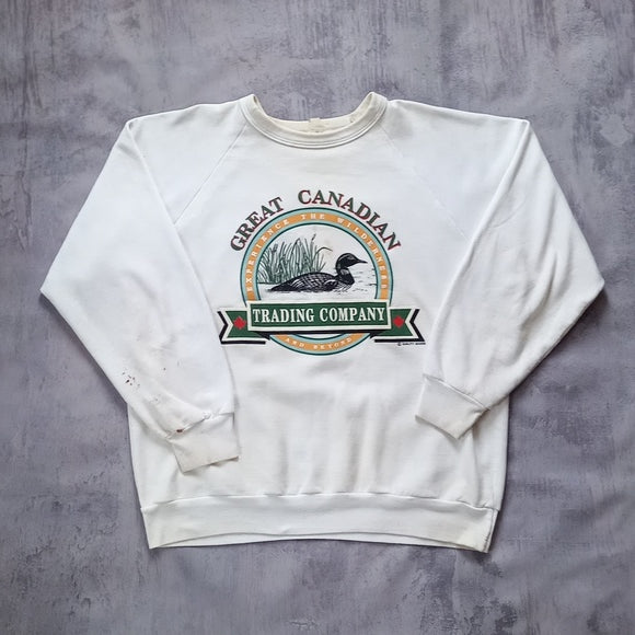 Vintage 90s Great Canadian Trading Company Loon Crewneck Sweater