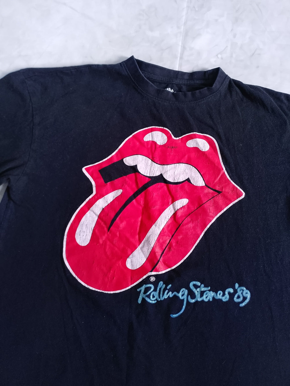 MODERN the Rolling Stones Graphic Tee with Red Tongue