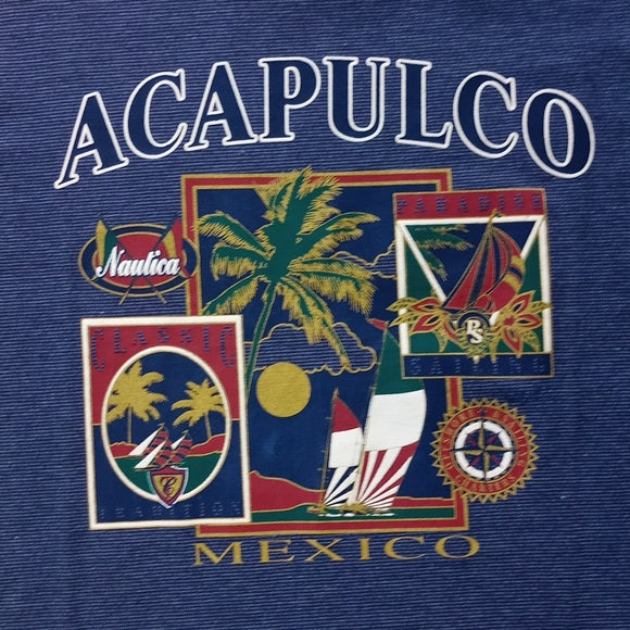 Vintage 90s Acapulco Mexico Troutist Tee Single Stitch T-Shirt