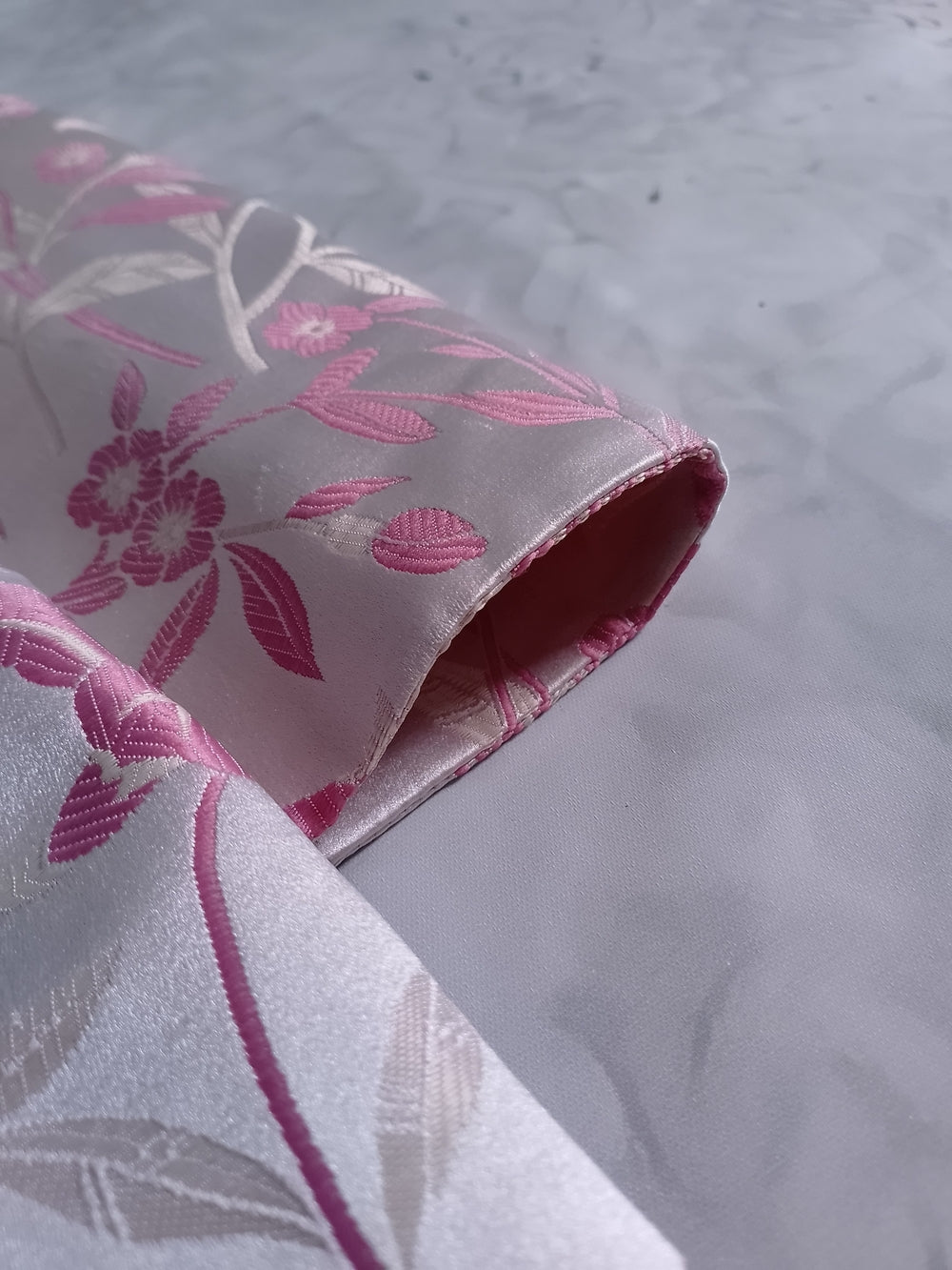 Vintage Florals Pink and White Blazer