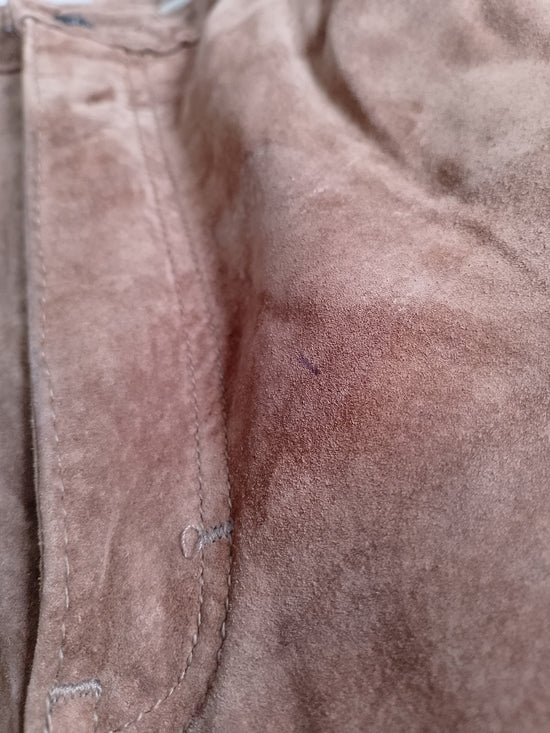 Vintage SKOTTS SUEDE Brown Leather Pants