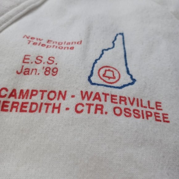 Vintage 1989 New England Telephone Campton - Waterville Cardigan