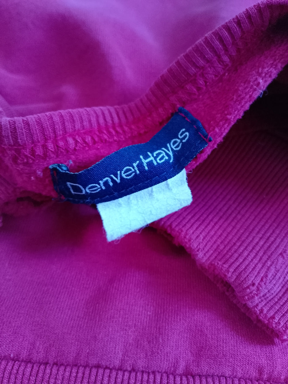Vintage 90s Denver Hayes Red Crewneck Sweater