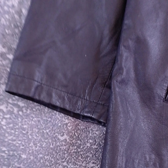 Vintage 90s Classic Style Black Leather SOFT
