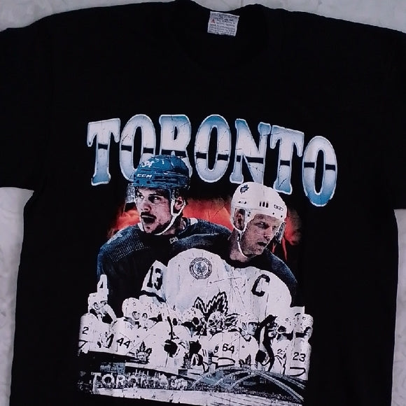 Vintage Style Toronto Maple Leafs NHL T-Shirt UNISEX Auston Matthews Mats Sundin