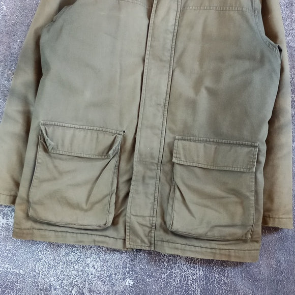 Vintage Roots Faded and Distressed Work Style Jacket