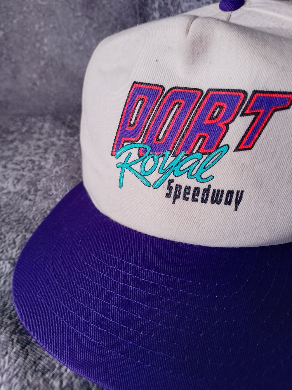 Vintage PORT ROYAL SPEEDWAY SNAP BACK HAT
