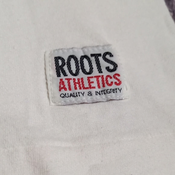 Vintage 90s ROOTS CANADA FLAG SINGLE STITCH T-SHIRT