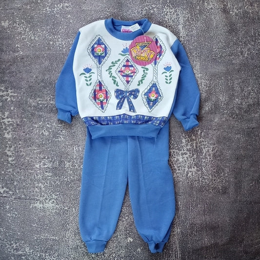 DEADSTOCK Vintage ATHLETIC WORKS  Matching Top and Pants