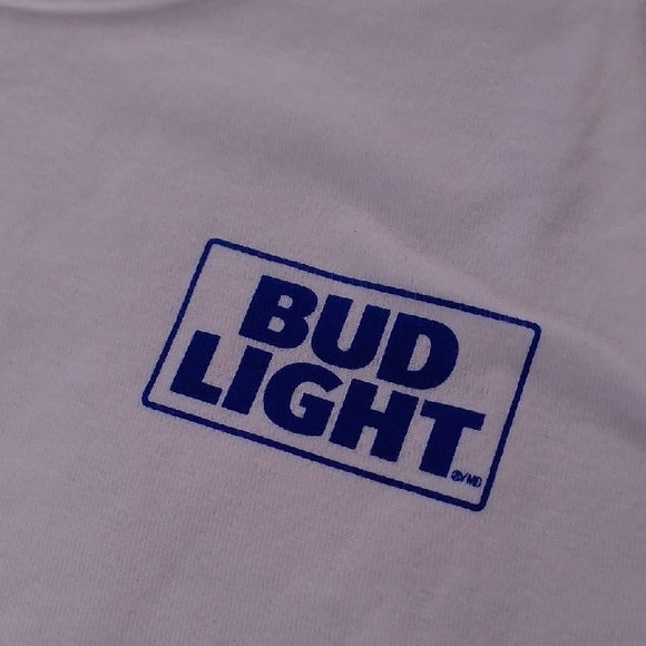 Bud Light White Tank Top UNISEX