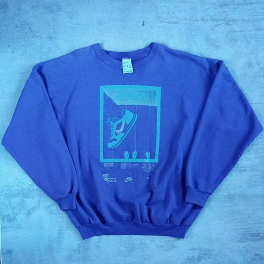 Vintage 90s Toronto Beaches Spring Sprint Nike Shoe Crewneck Sweater UNISEX