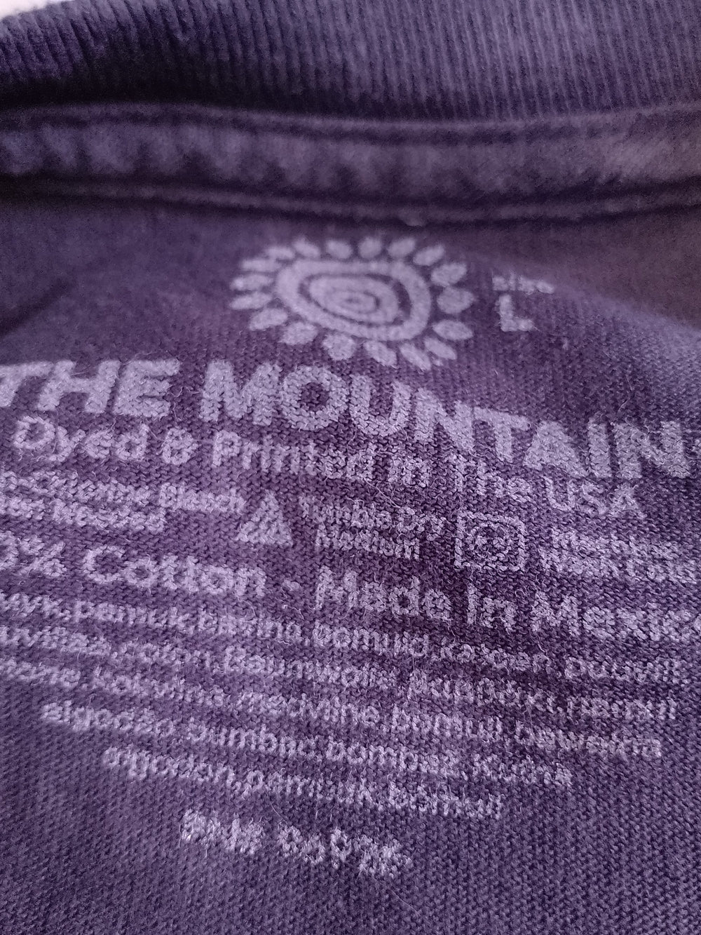 Kitty Cat Face Tie Dye The Mountain T-Shirt UNISEX