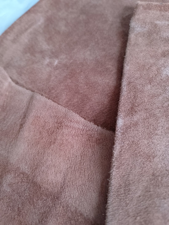 Vintage DANIER Rust Brown Suede Flared Pants