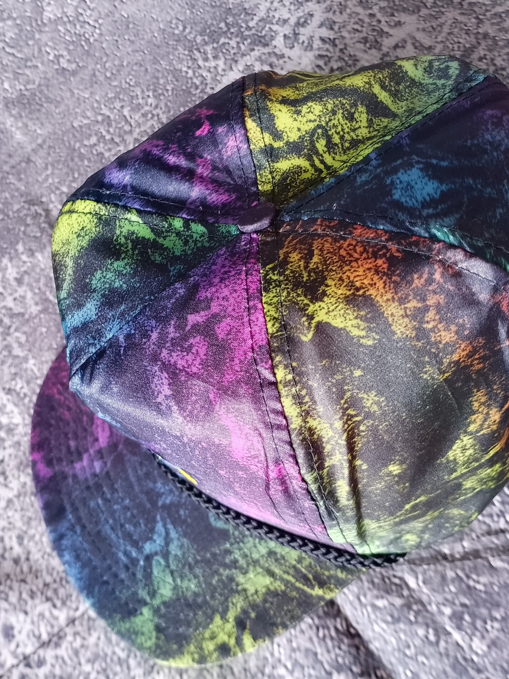 Vintage 90s NOVA SPORTS USA Tie-Dye Snapback