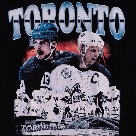 Vintage Style Toronto Maple Leafs NHL T-Shirt UNISEX Auston Matthews Mats Sundin