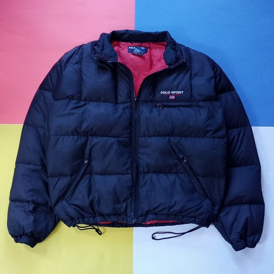 Vintage 90s Polo Sport Ralph Lauren Down Puffer Jacket