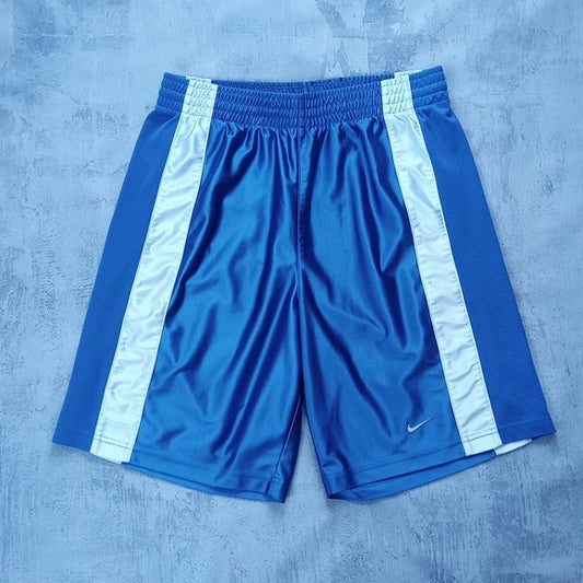 Vintage Y2K 2000s Nike Essential Shorts BLUE/WHITE