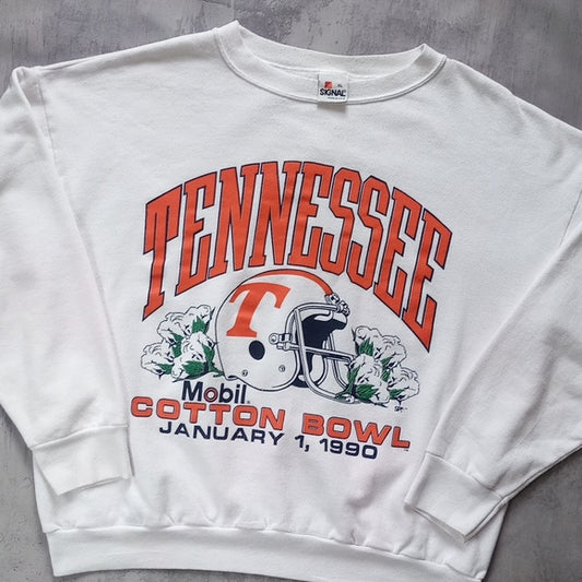 Vintage 1990 Tennessee Mobile Cotton Bowl Crewneck Sweater