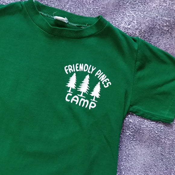 Vintage 80s Friends Pines Camp Velva Sheen Single Stitch T-Shirt