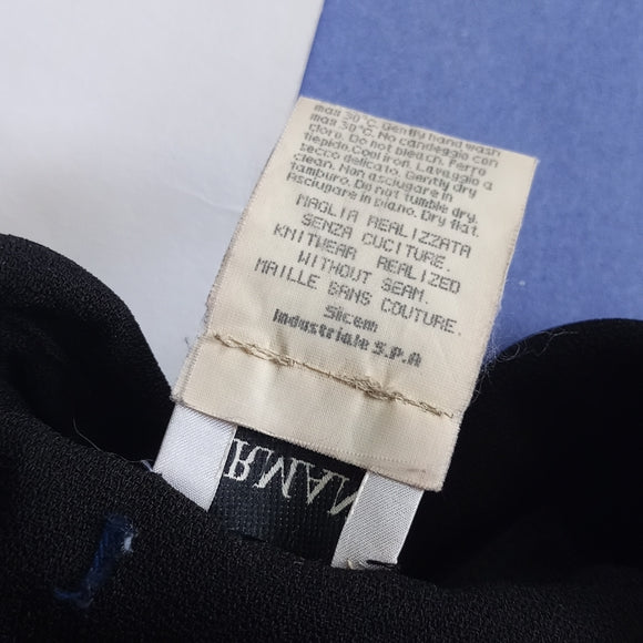 Vintage Amani Collezioni Black Blazer Epaulettes