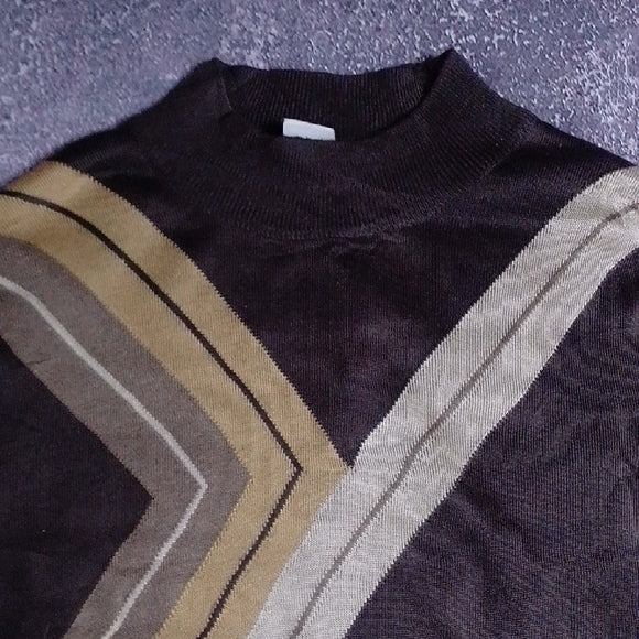 Vintage 90s Funky Pattern Wool Sweater