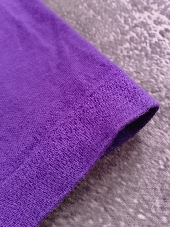 Vintage 90s Cayman Islands Surf Patrol Graphic Tee - Purple Single Stitch