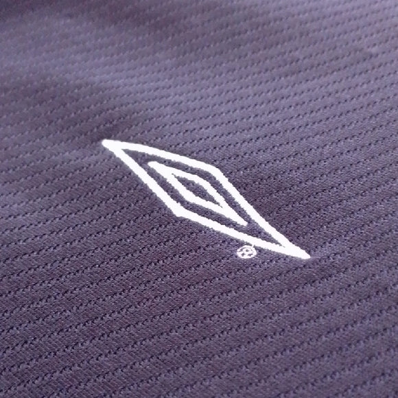 Umbro Navy and White V-Neck Shirt JERSEY VAPE-TECH