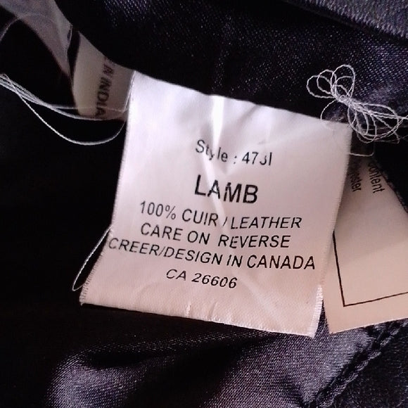Vintage 90s Lambskin Leather Jacket