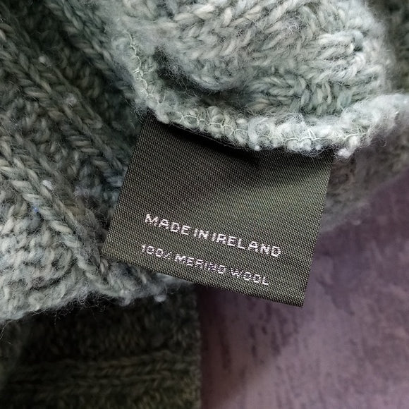 Aran Sweater Market Made In Ireland 100% Merino Wool