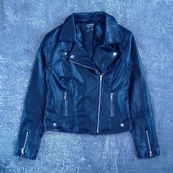 Streetwear Society Faux Leather Jacket