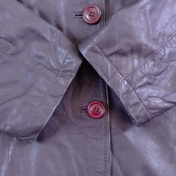 Vintage 90s Classic Style Black Leather SOFT