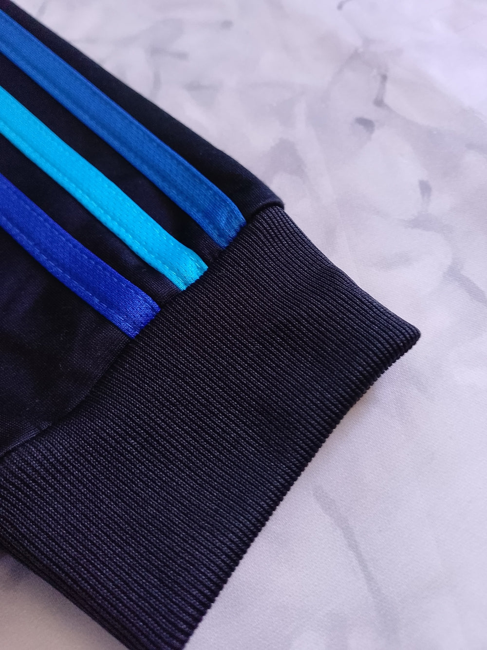 Adidas Track Jacket with Blue Stripe Detail Climalite