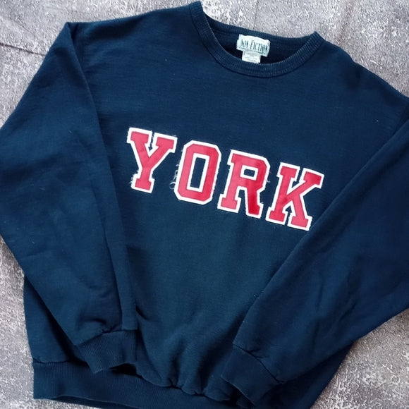 Vintage 90s YORK University Crewneck Sweatshirt UNISEX