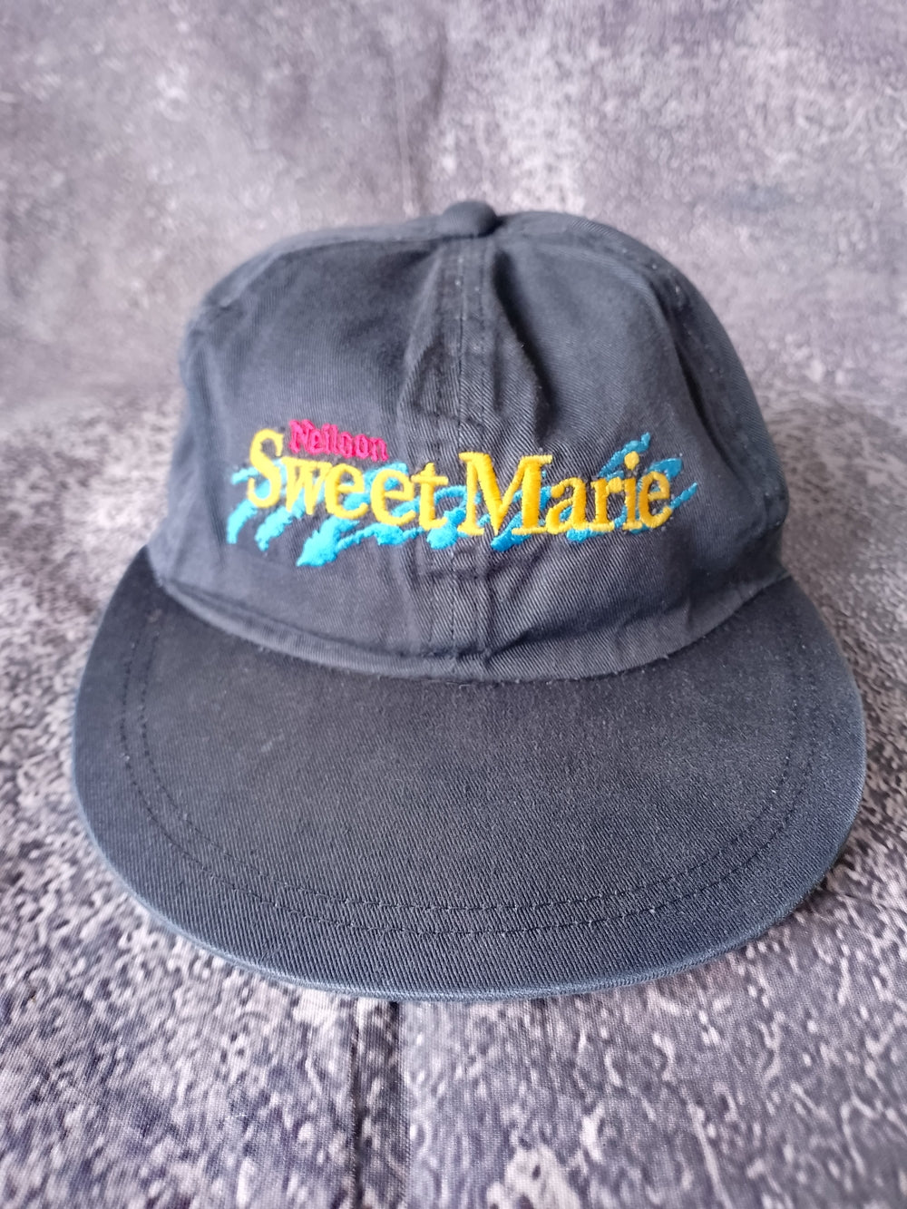 Vintage 90s Sweet Marie Embroidered Black Baseball Cap