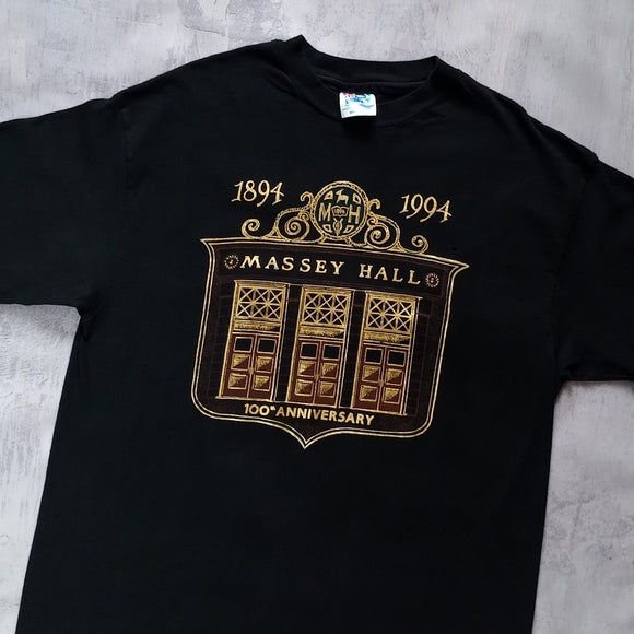 Vintage 1994 Massey Hall Anniversary Graphic Single Stitch T-Shirt