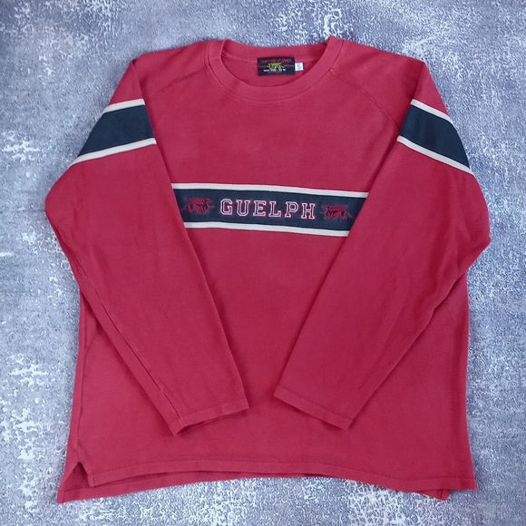 Vintage University of Guhelp Longeleeve Shirt