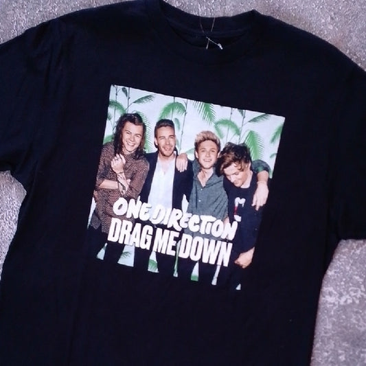 One Direction Drag Me Down Album Black Graphic T-Shirt