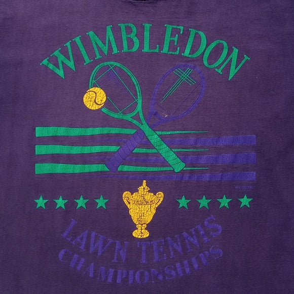 Vintage 1990s Wimbledon Lawn Tennis Championships Single Stitch T-Shirt