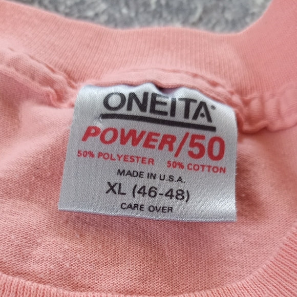 Vintage 1989 ONEITA REGGATTA FLORIDA SUNSET Single Stitch Graphic T-SHIRT