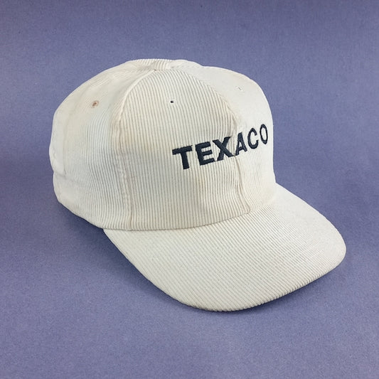 Vintage TEXACO Corduroy Snapback Embroidered Hat