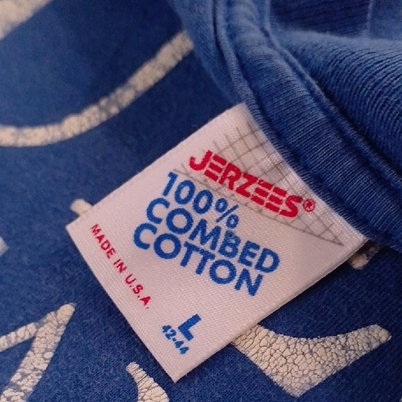 VINTAGE 90s GUESS JEANS JERZEES T-SHIRT