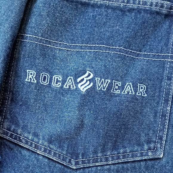 Vintage Y2K ROCAWEAR WIDE BAGGY DENIM JEANS