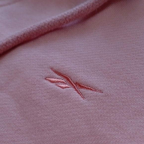 Reebok Women's Peach Hoodie Sweatshirt VINTAGE STYLE